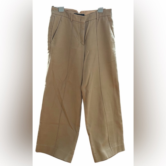 BCBGMaxAzria Pants - BCBGMAXAZRIA Beige Wide-Leg Pant